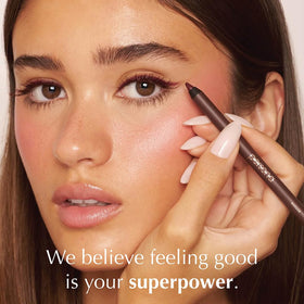 Persona Cosmetics Mini Eyeliner kit in use for tightlining and smudging