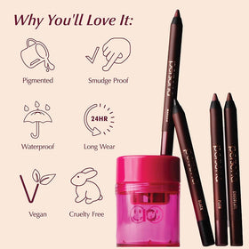 Persona Cosmetics Sharpener close-up showing clean edge