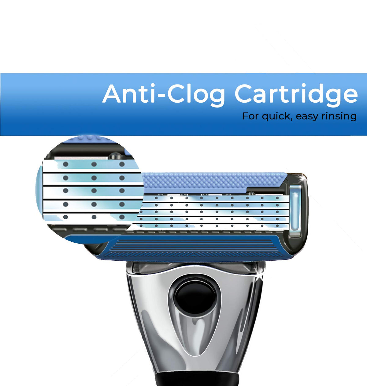 Ceramic-coated blades provide precision and durability.