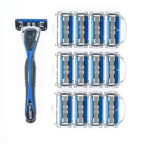 Personna Men's 5-Blade Razor System offers a close, comfortable shave.
