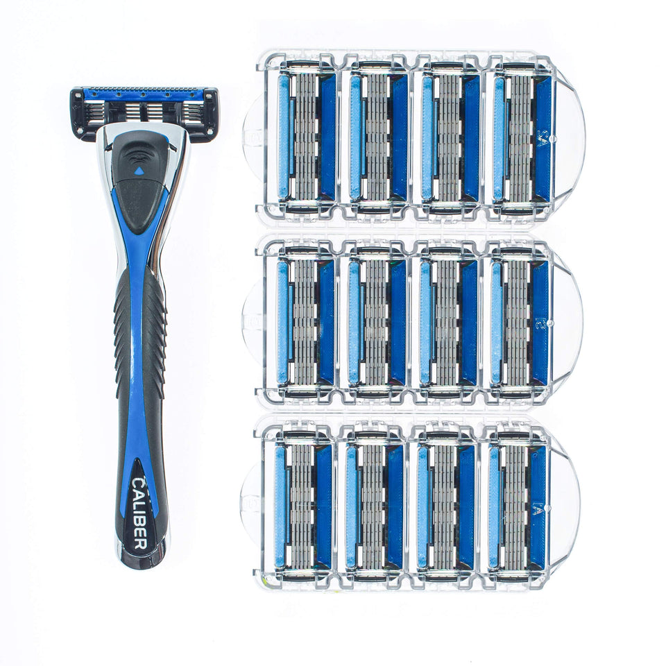 Personna Men's 5-Blade Razor System offers a close, comfortable shave.