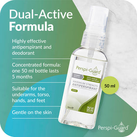 Perspiguard long lasting coverage boosts all day confidence