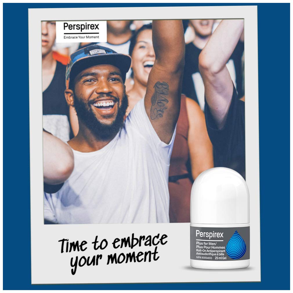 Perspirex Plus allows applying regular deodorant on top.