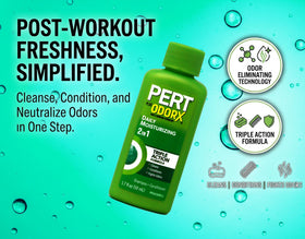 Pert Plus 2in1 shampoo bottle close-up label, clear branding.