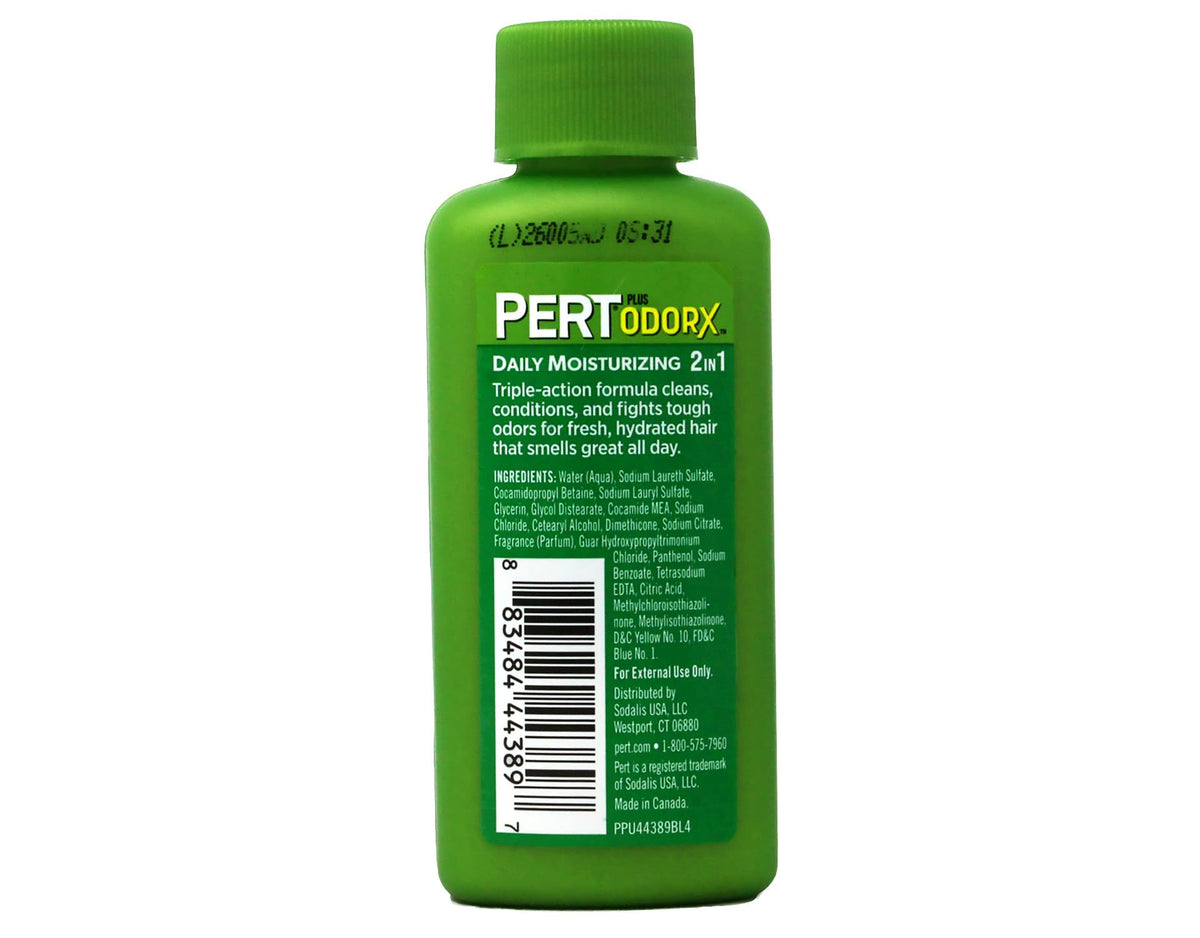 Pert Plus 2in1 shampoo pack display, bulk value for households.