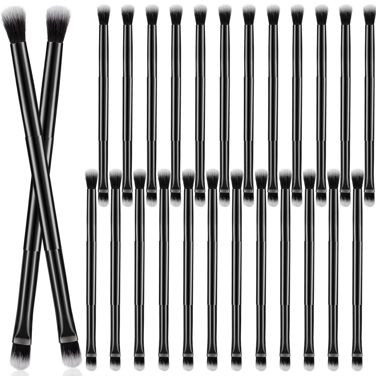 Perthlin 24-piece eyeshadow smudge brush set for precise, even color application.