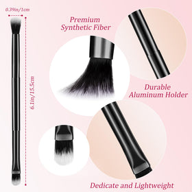 Perthlin 2-in-1 concealer brush dual-ended design for targeted concealing.