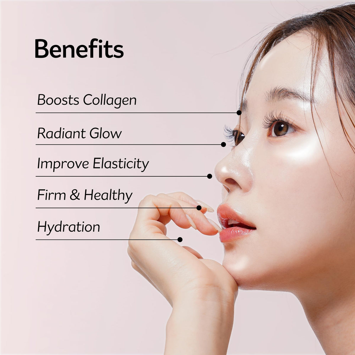 PESTLO Glow Mask application demonstrates easy, even layer for instant coverage.