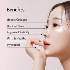 PESTLO Glow Mask application demonstrates easy, even layer for instant coverage.