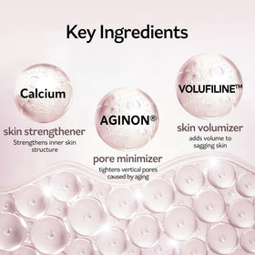 PESTLO Glow Mask on the face highlights dewy, glass-skin finish.