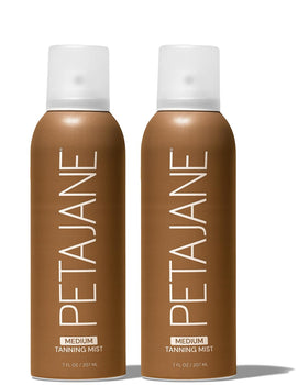 Peta Jane Medium Tanning Mist bottle in 7oz size for at-home use