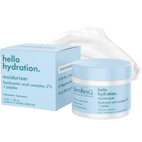 Petal Fresh Skin ResQ Hello Hydration bottle showing fragrance-free hydration