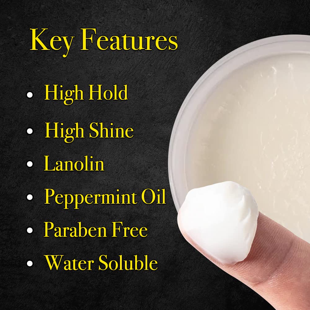 Pete & Pedro Hair Pomade hands application shows easy work-in texture and smooth finish.