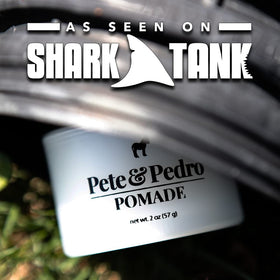 Pete & Pedro Hair Pomade shine closeup captures luminous finish and defined texture.