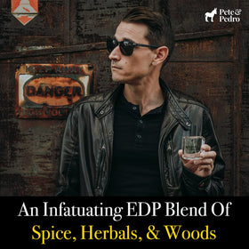 Pete & Pedro Rebel bottle emphasizes musk and warm woods for longevity.
