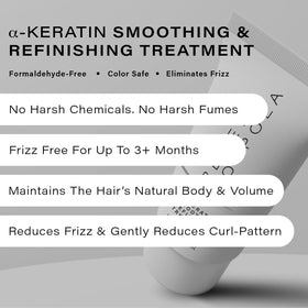 Application brush used with PETER COPPOLA a-Keratin for even distribution.