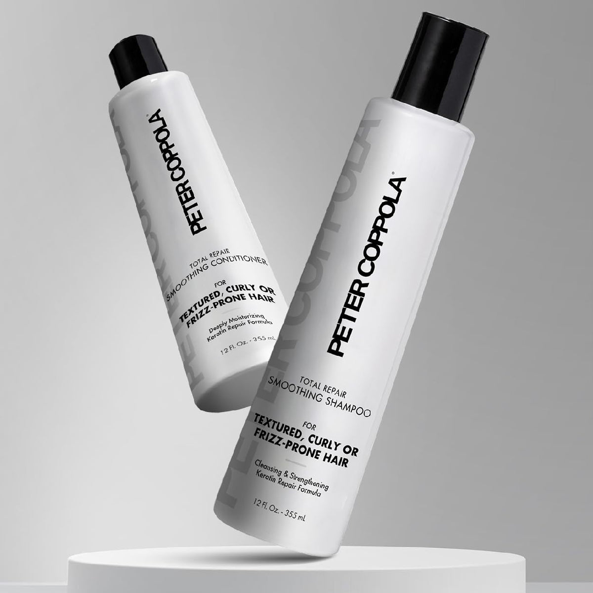 Peter Coppola color-safe haircare supports color retention and shine.