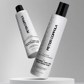 Peter Coppola color-safe haircare supports color retention and shine.
