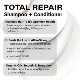 Peter Coppola Total Repair Duo Pack showcases shampoo and conditioner.