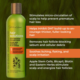 Peter Lamas DHT-blocker shampoo bottle with daily scalp care benefits