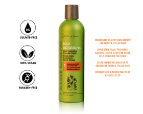 Peter Lamas DHT-blocker shampoo ingredients close-up highlighting botanicals