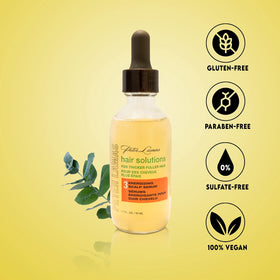 Peter Lamas serum applied to scalp for invigorating routine