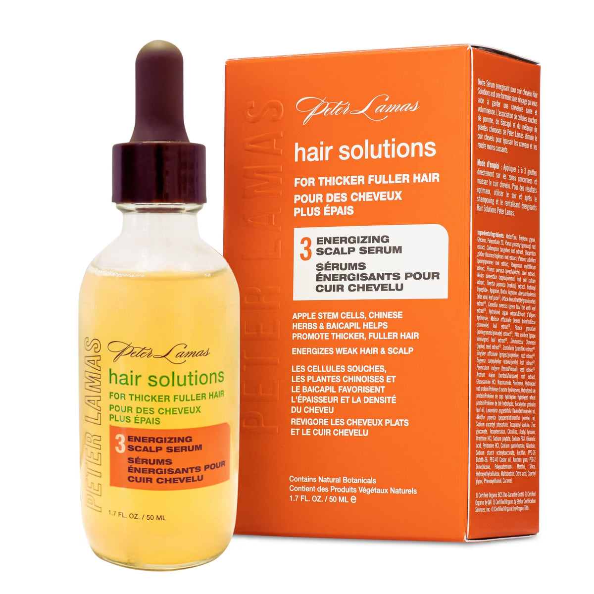 Peter Lamas Energizing Scalp Serum bottle for daily use