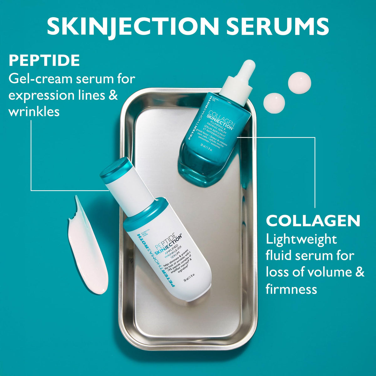 Peter Thomas Roth Collagen Skinjection serum close-up labeled barrier-support formula