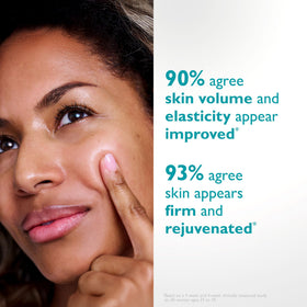 Peter Thomas Roth Collagen Skinjection serum ingredients graphic emphasizing exosomes and hydration