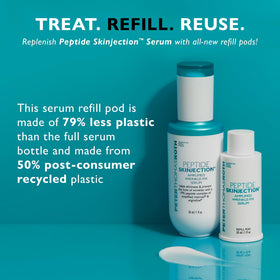 Peter Thomas Roth peptide-skinjection application steps demonstrating simple routine.