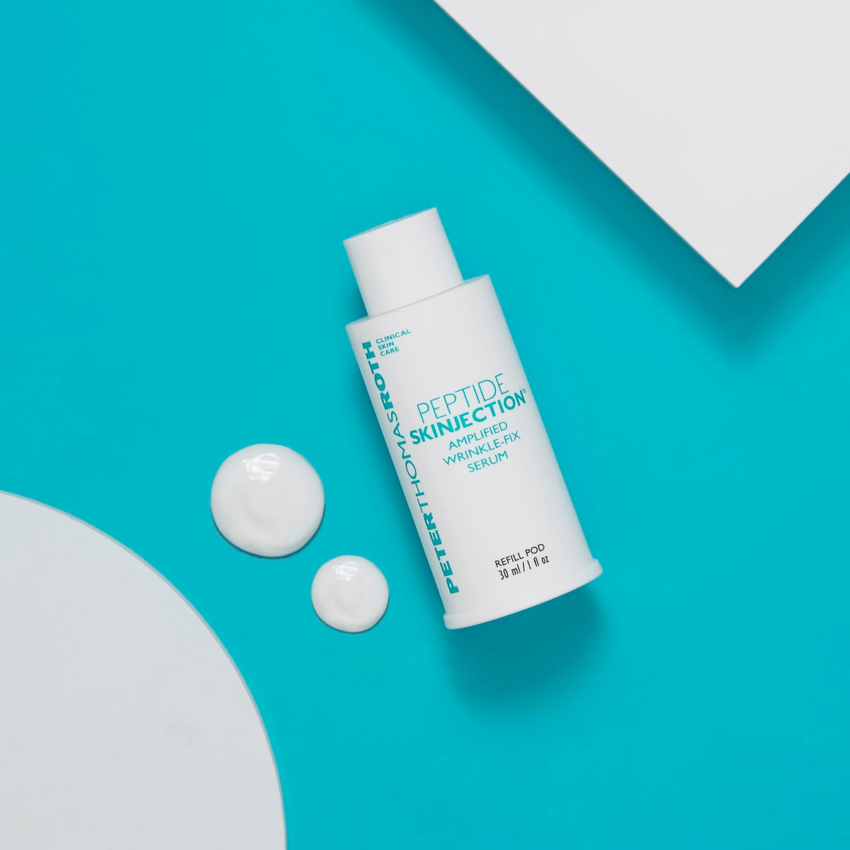 Peter Thomas Roth peptide-skinjection serum pump-dispense image showing streamlined delivery.