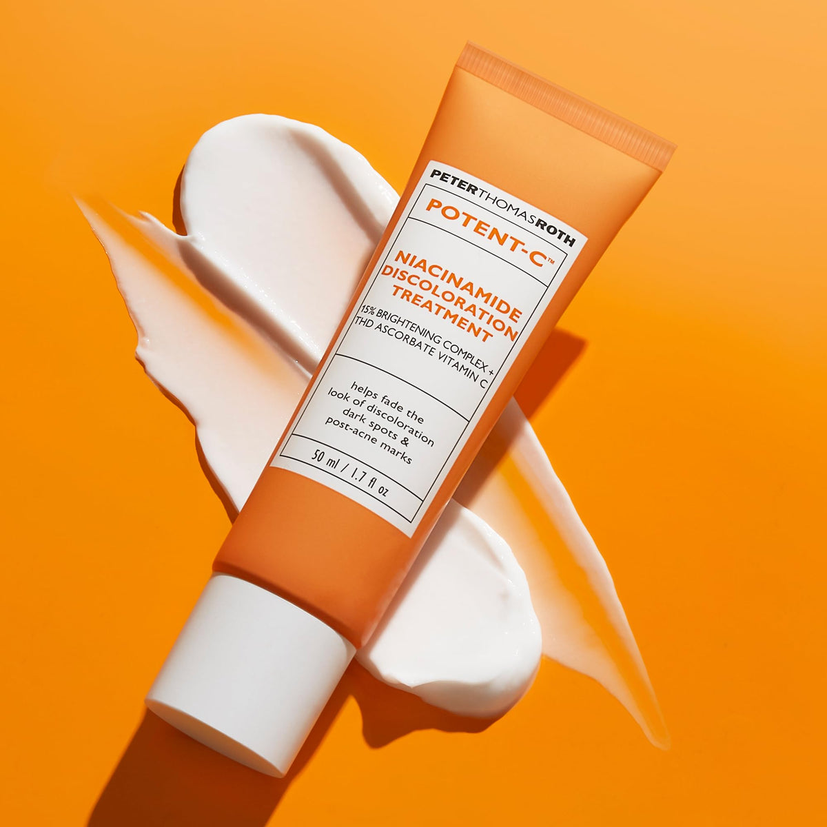 Daily routine image shows simple brightening steps with Potent-C Niacinamide