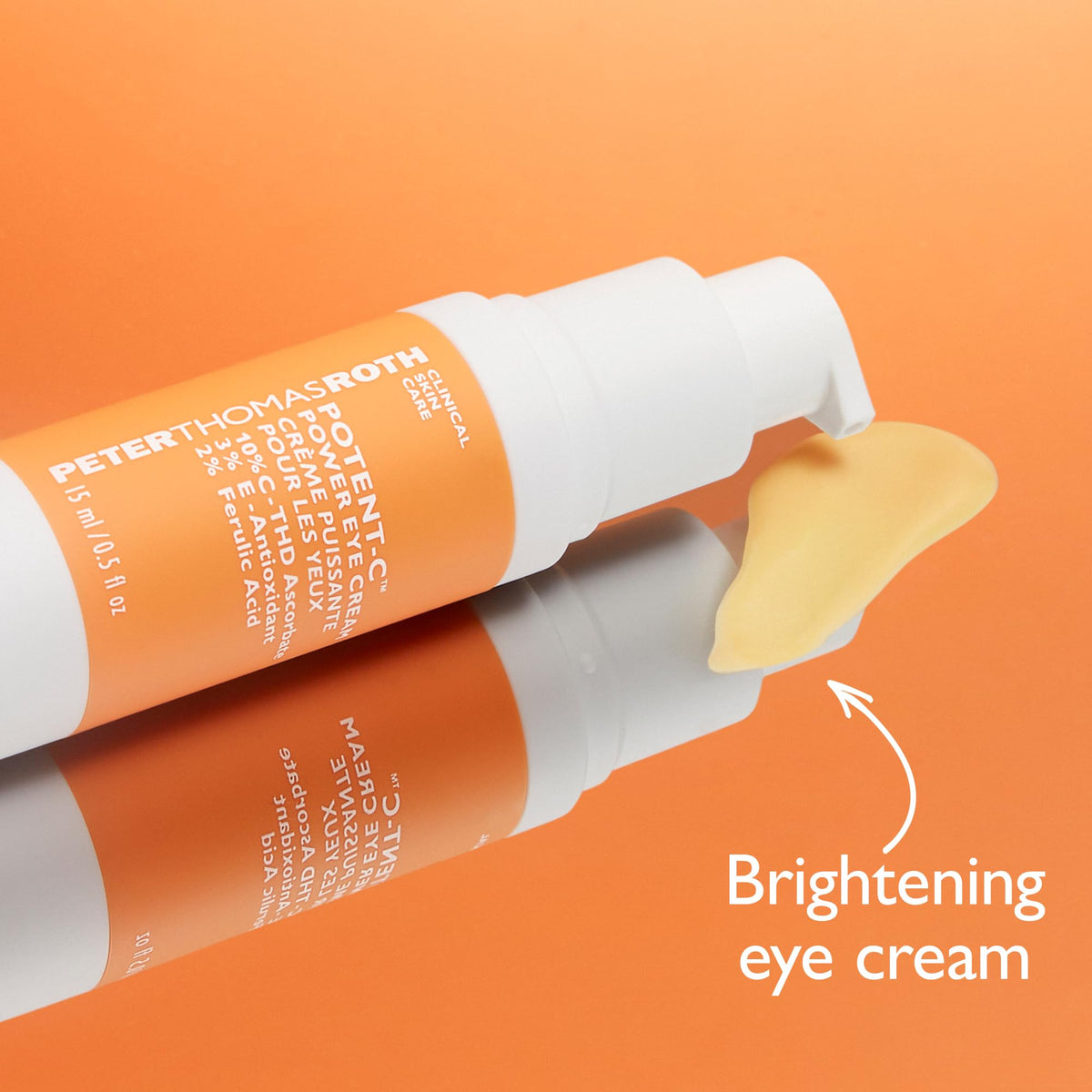 Peter Thomas Roth Potent-C Power Eye Cream ingredient panel highlighting Vitamin C