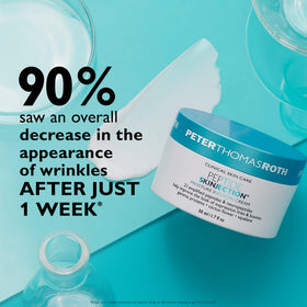 Peter Thomas Roth Refill Pod texture swatch highlights rich hydration and plump-looking skin.