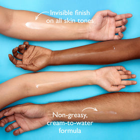Peter Thomas Roth Water Drench texture close-up shows cream-to-water feel.