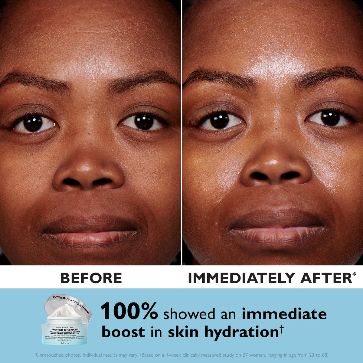 Peter Thomas Roth Water Drench Hyaluronic Acid ingredients highlight moisture-boosting actives
