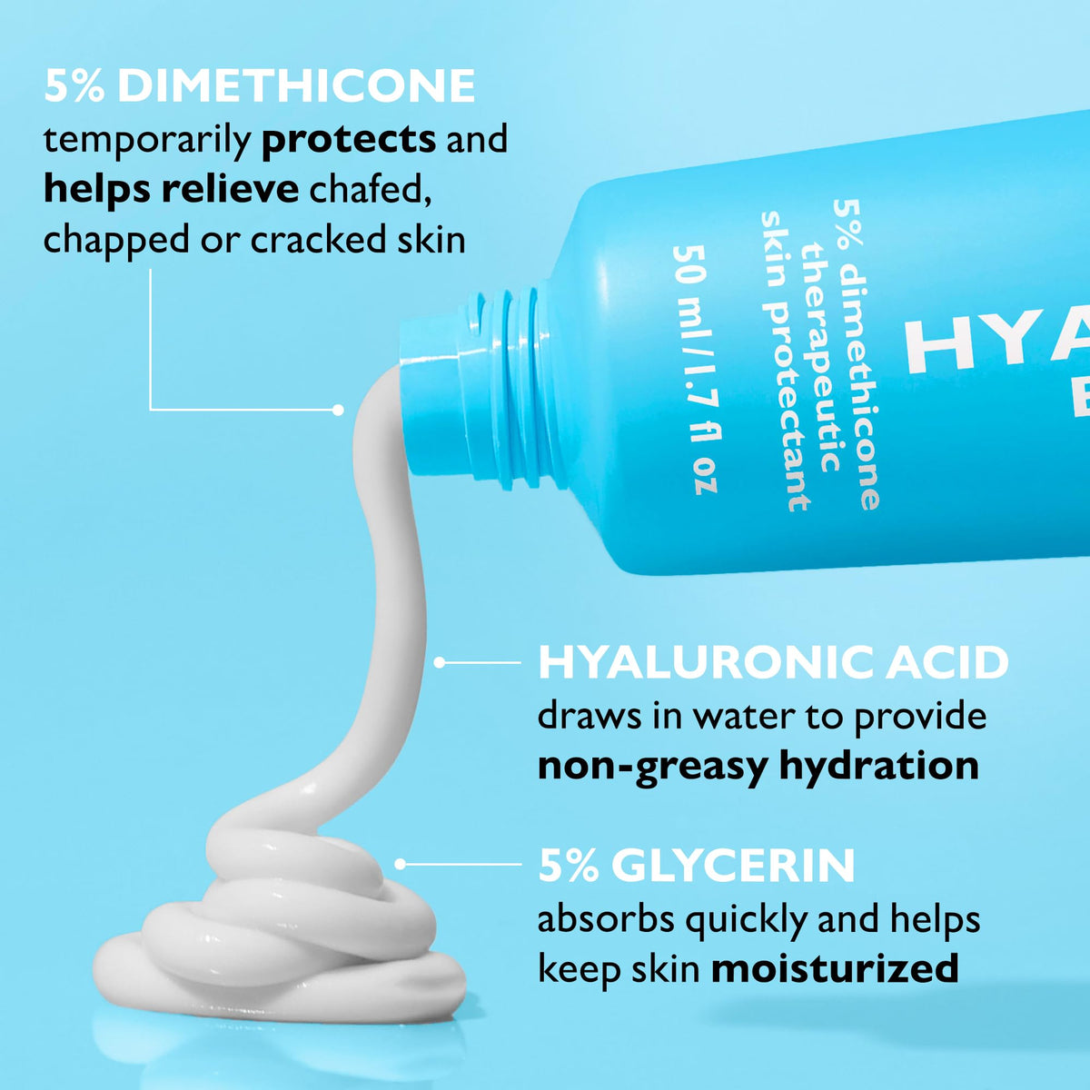 Peter Thomas Roth Water Drench Hyaluronic Balm on fingertip illustrates non-greasy hydration for daily use.