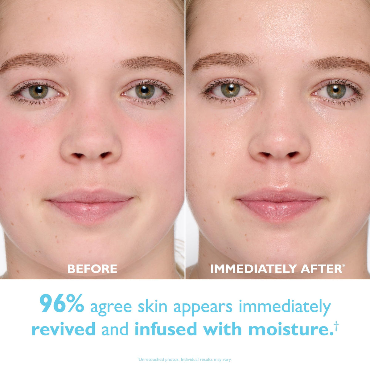 Peter Thomas Roth Water Drench Ice-Facial Mist spray application for immediate refresh