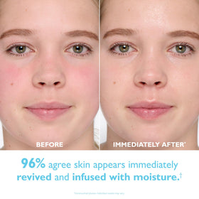 Peter Thomas Roth Water Drench Ice-Facial Mist spray application for immediate refresh