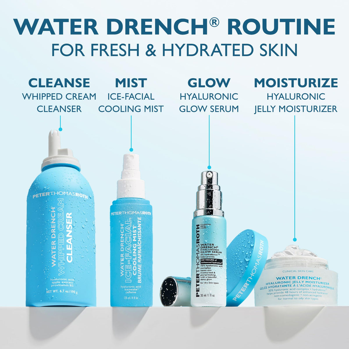 Peter Thomas Roth Water Drench Whipped Cream Cleanser is fragrance-free, ideal for sensitive skin.