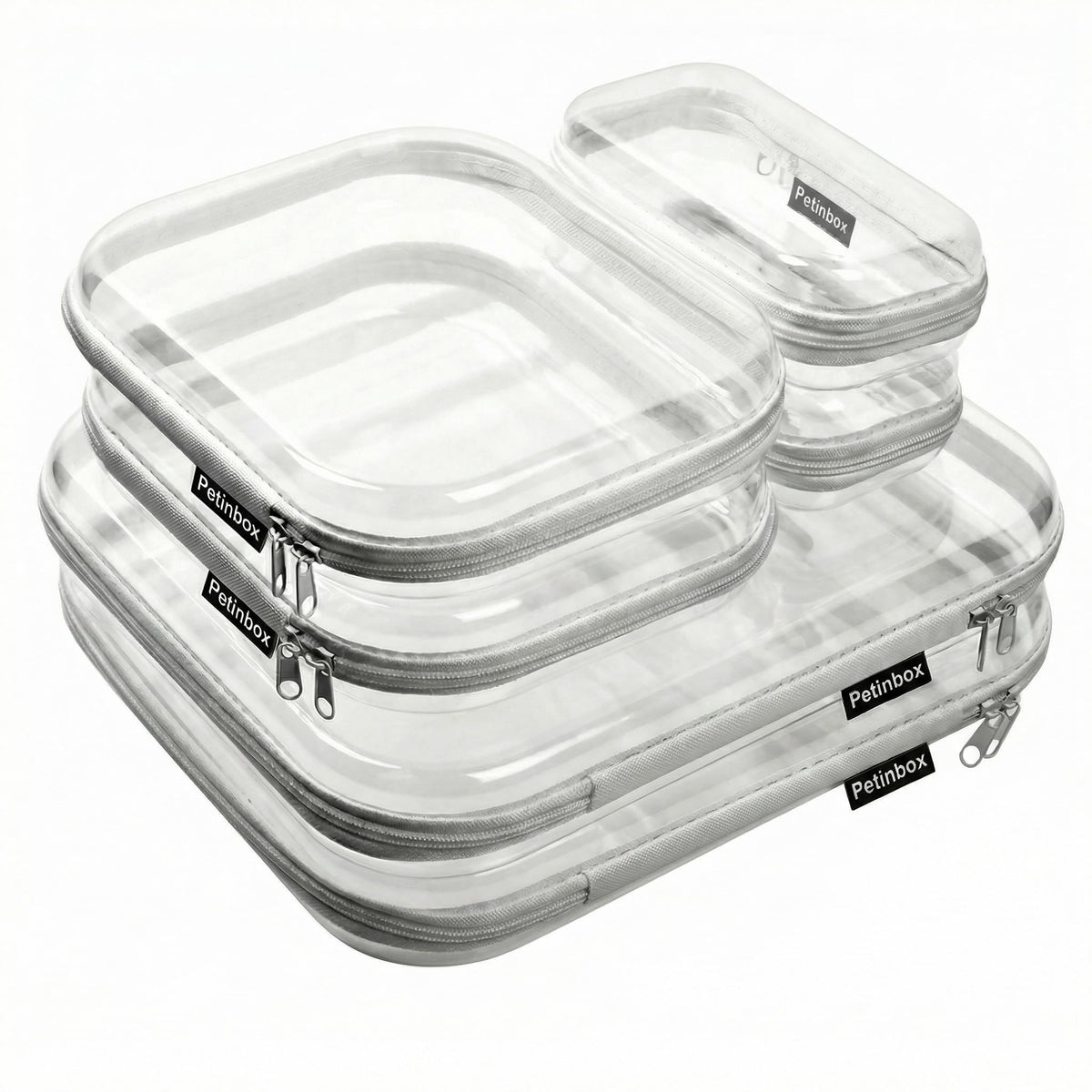 PETINBOX clear small case for quick travel access and organized minis