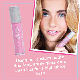 Petite 'N Pretty Gia Pink cotton candy flavor close-up.