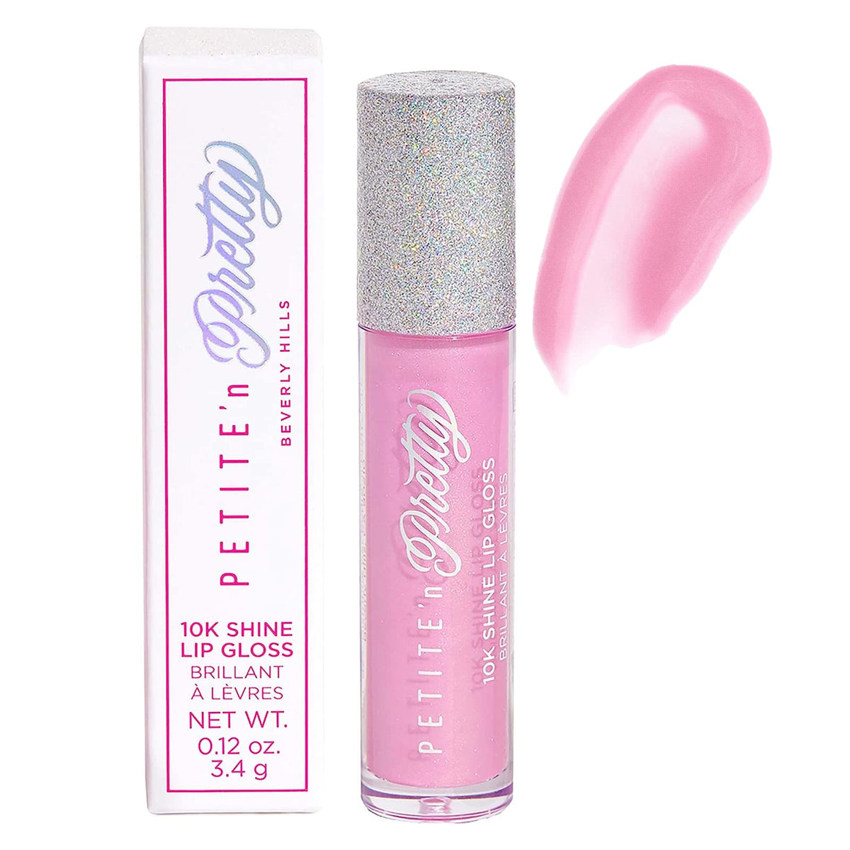 Petite 'N Pretty 10K Shine Gia Pink packaging close-up for kids.