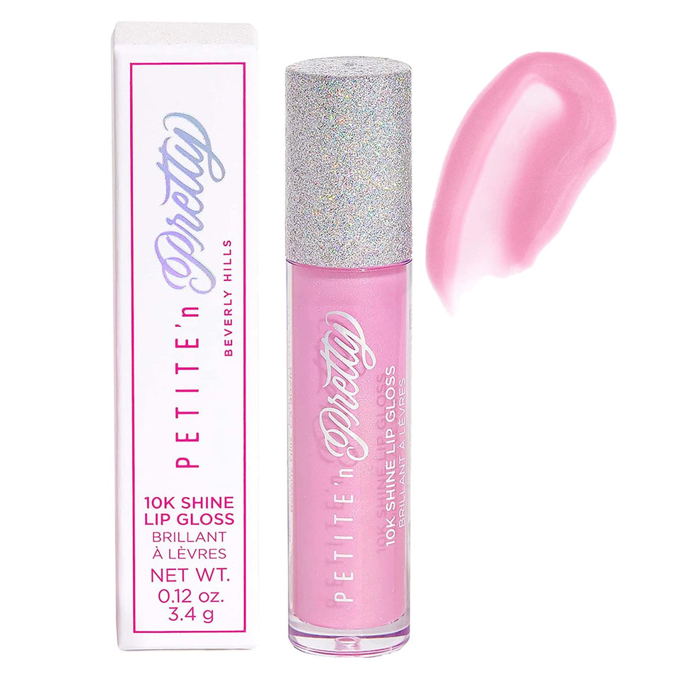 Petite 'N Pretty 10K Shine Gia Pink packaging close-up for kids.