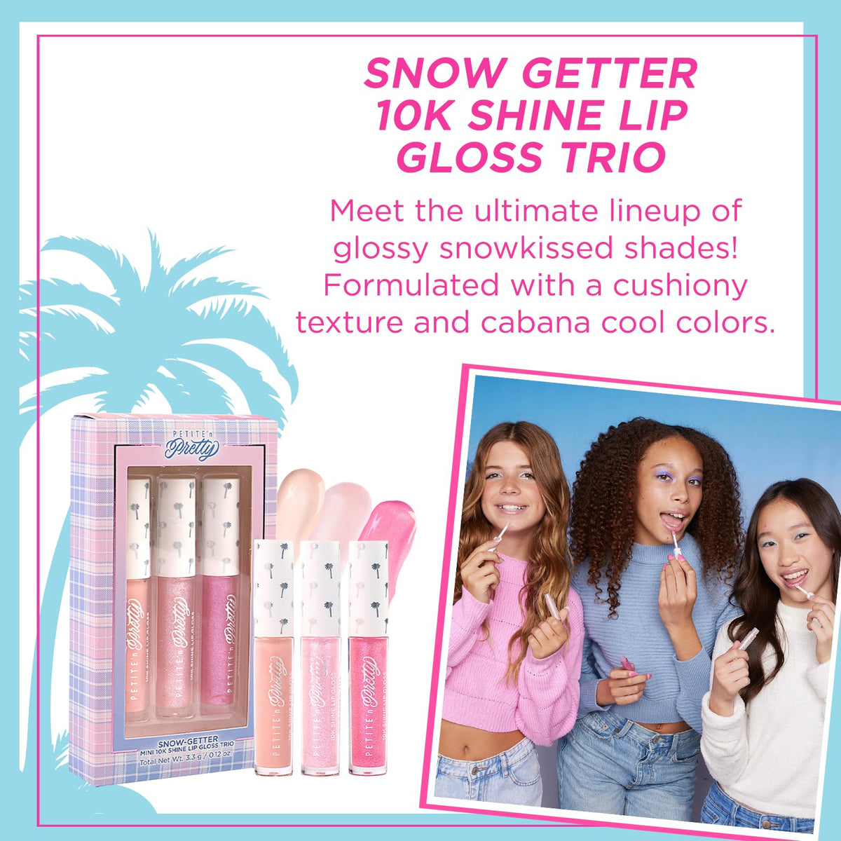 Snow Cute shade close-up with iridescent shimmer from Snow Getter