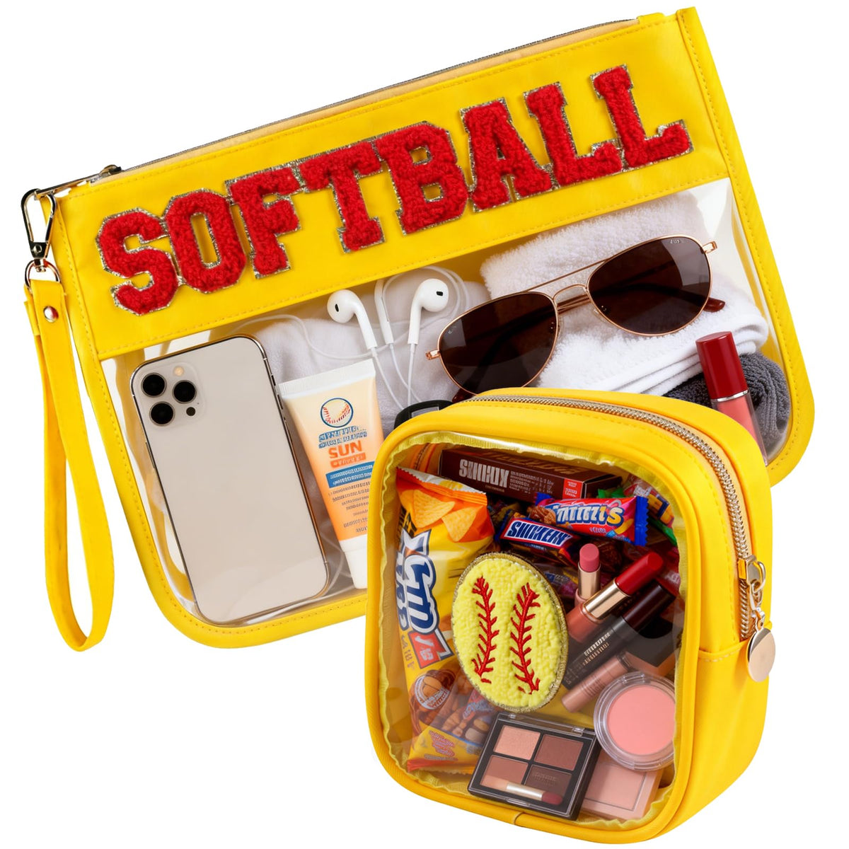PEVART 2-piece softball gifts set with tote for daily and game-day use.
