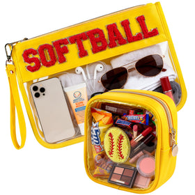 PEVART 2-piece softball gifts set with tote for daily and game-day use.