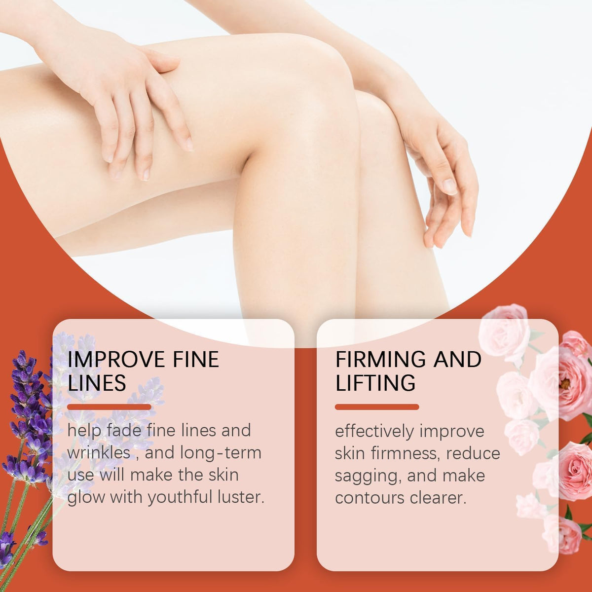 pewatul Body Firming Oil application massage showcases targeted nourishment during routine skin care.
