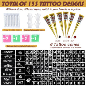 PFARRER tattoo templates 133 designs for creative, mess-free skin art.