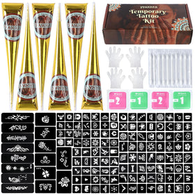 PFARRER temporary tattoos kit cover showcasing versatile DIY body art options.